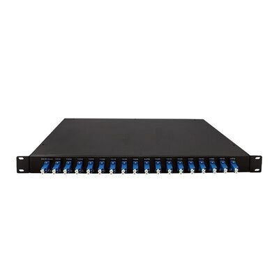 4 canaux de l'UIT LGX Box à double fibre DWDM Mux Demux Multiplex