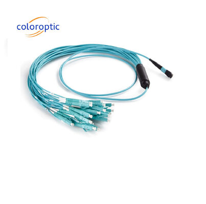 Faisceau de fibres optiques MTP câbles multi-mode pour les conditions difficiles