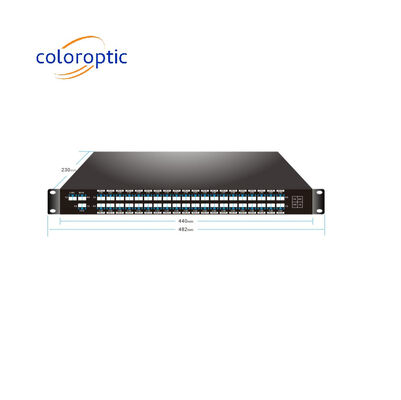 Dual Fiber WDM 40CH C21-C60 Passive Dwdm Mux Demux avec le port 1310nm