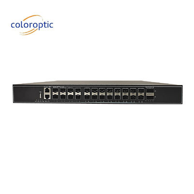 24 ports 10GE Couche 3 Commutateur réseau de base avec 2*40GE Ports et SSH Sécurité