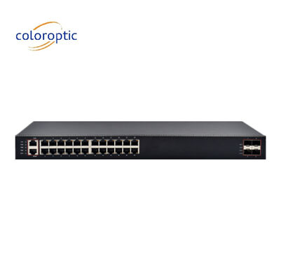Commutateur réseau de base de couche 3 haute performance avec 24 ports 4*10G ports SFP+