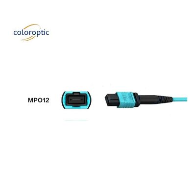 Cable de patch MPO à fibre G652D OM3 1m de longueur pour les besoins des entreprises