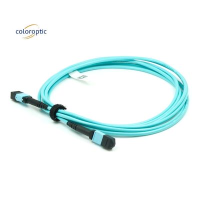 Cable de patch MPO à fibre G652D OM3 1m de longueur pour les besoins des entreprises